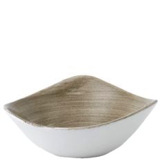 Churchill Stonecast Patina Antique Taupe Lotus Bowl 18.5cm/7.25" 370ml/13.02oz (Pack of 12)