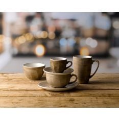 Churchill Stonecast Patina Antique Taupe Espresso Cup 100ml/3.5oz (Pack of 12)