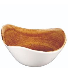 Churchill Stonecast Patina Vintage Copper Triangle Bowl 15.3cm/6" 260ml/9.15oz (Pack of 12)