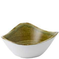 Churchill Stonecast Plume Olive Lotus Bowl 15.3cm/6" 260ml/9oz (Pack of 12)
