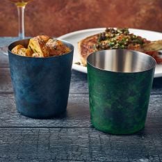 GenWare Patina Blue Serving Cup 8.5 x 8.5cm (Pack of 12)