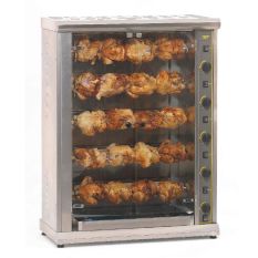 Roller Grill High Capacity Chicken Rotisserie 20 Chickens Electric