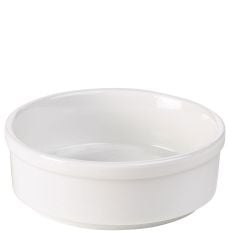 GenWare Porcelain White Round Dish 10cm/3.9" (Pack of 6)