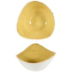 Churchill Stonecast Mustard Yellow Lotus Bowl 15.3cm/6" 260ml/9.15oz (Pack of 12)