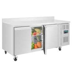 Polar U-Series 3 Door Counter Commercial Freezer with Upstand 417 Litre
