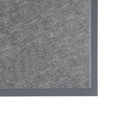 Bolero Black Brushed Mix Glass Table Top Square Grey 700mm