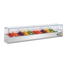 Polar G-Series Refrigerated Topping Unit Servery 10x 1/4GN 2000mm