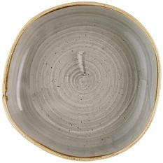 Churchill Stonecast Peppercorn Grey Organic Walled Bowl 20cm/7.875" (Pack of 6)