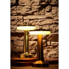 Timeless Cordless Table Lamp Brass 21cm