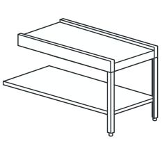Outlet Table With Undershelf 160cm