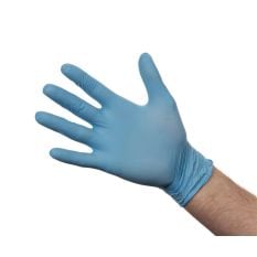 Nitrile Powder Free Examination Gloves Blue Large (Pack of 100)