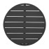 Bolero Aluminium Round Table Top Black 580mm