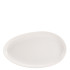 Genware Porcelain Organic Oval Plate 34.5cm/13.5" (Pack of 4)