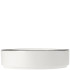 Steelite Asteria Round Stacking Tray Black Rim 20cm/8" (Pack of 12)