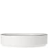 Steelite Asteria Round Stacking Tray Black Rim 16.5cm/6.5" (Pack of 12)