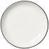 Steelite Asteria Nordic Coupe Plate Black Rim 16.5cm/6.5" (Pack of 12)