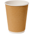 Recyclable Paper Cup Ripple Walled Kraft 355ml/12oz (Pack of 500)