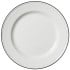Steelite Bead Black Band Plate 28.5cm/11" (Pack of 6)