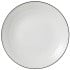Steelite Bead Black Band Accent Coupe Plate 28.5cm/11" (Pack of 6)