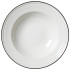 Steelite Bead Black Band Soup/Pasta Plate 24cm/9.5" (Pack of 12)