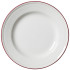 Steelite Bead Maroon Band Plate 20cm/8" (Pack of 12)