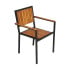 
Bolero Steel & Acacia Arm Chair (Pack of 4)
