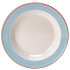 Steelite Rio Blue Slim Soup Plate 21.5cm/8.5" 397.5ml/14oz (Pack of 24)