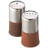 Salt & Pepper Shakers Wood Base 6cm (Set of 2)