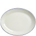 Steelite Blue Dapple Oval Coupe Plate 30.5cm/12" (Pack of 12)