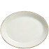 Steelite Brown Dapple Oval Coupe Plate 28cm/11" (Pack of 12)