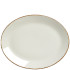 Steelite Brown Dapple Oval Coupe Plate 34cm/13.5" (Pack of 12)