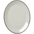 Steelite Charcoal Dapple Oval Coupe Plate 34cm/13.5" (Pack of 12)