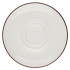 Modest Brown Double Well Saucer 16cm/6.25"
