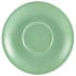 Genware Porcelain Saucer 12cm Green