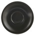 Genware Porcelain Saucer 13.5cm Matt Black