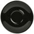GenWare Porcelain Black Saucer 16cm/6.3" (Pack of 6)