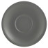 Genware Porcelain Saucer 16cm Matt Grey