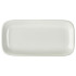 Genware Porcelain Rectangular Rounded Edge Plate 25 x 13cm