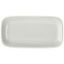 Genware Porcelain Rectangular Rounded Edge Plate 29.5 x 15cm