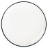Modest Black Coupe Plate 28.5cm/11.25"