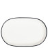 Modest Black Oval Platter 28 x 18cm/11 x 7" (Pack of 6)