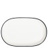 Modest Black Oval Platter 33 x 21cm/13 x 8.25" (Pack of 6)
