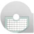 Hurricane Vegetable Prep Machine 12x12mm Dicing Disc (Half)