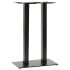 Titan Twin Rectangular Black Poseur Height Table Base