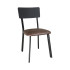 Bolero Metal Side Chair Vintage Mocha (Pack of 4)