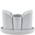 GenWare Porcelain 4 Piece Condiment Set (Pack of 6)