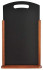 Tabletop Menu Chalk Board With Handle Dark Brown