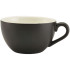 Genware Porcelain Bowl Shaped Cup 17.5cl Matt Black