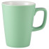 Genware Porcelain Latte Mug 34cl Green