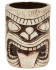 Ceramic Toscano Lono Light Brown Tiki Mug 450ml